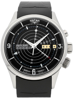 Vulcain Cricket Nautical 100107.024VT Stainless steel Black