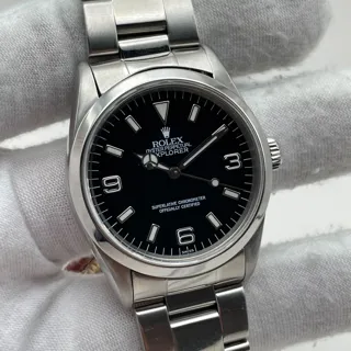 Rolex Explorer 14270 Stainless steel Black