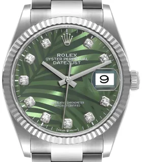 Rolex Datejust 36 126234-0056 White gold and Stainless steel