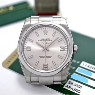 Rolex Oyster Perpetual 114200 Stainless steel Silver