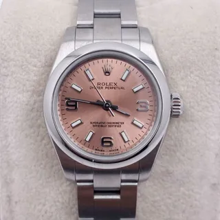 Rolex Oyster Perpetual 176200-0004 Steel Pink