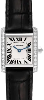 Cartier Tank Française WE100251 White gold Silver