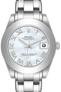 Rolex Pearlmaster 81209 White gold White