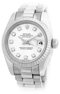 Rolex Lady-Datejust 179179 White gold Silver