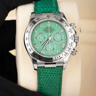 Rolex Daytona 116519 White gold Green