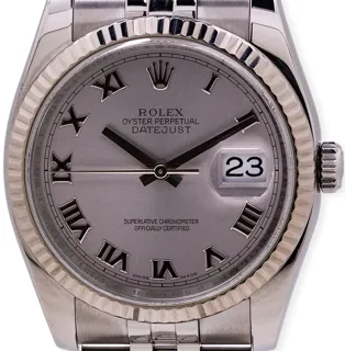 Rolex Datejust 36 116234 Stainless steel Gray