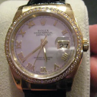 Rolex Datejust 36 116188 Yellow gold Mother-of-pearl