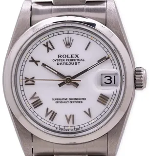 Rolex Datejust 68240 Stainless steel White