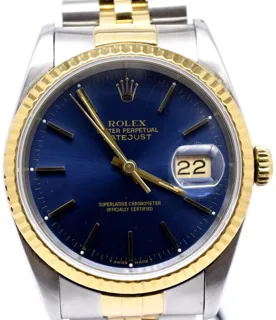 Rolex Datejust 36 16233 Stainless steel Blue