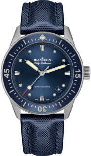 Blancpain Fifty Fathoms 5100-1140-O52A 38mm Stainless steel Blue