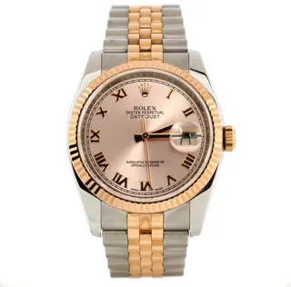 Rolex Datejust 36 116231-0089 Rose gold and Stainless steel