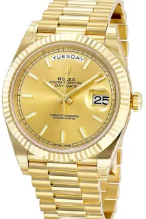 Rolex Day-Date 40 228238-0003 Yellow gold Champagne