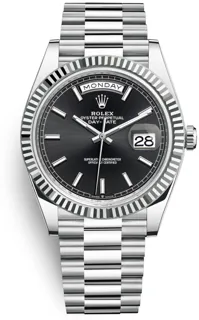 Rolex Day-Date 228236-0003 Platinum Black