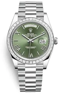 Rolex Day-Date 228396TBR-0020 Platinum Green