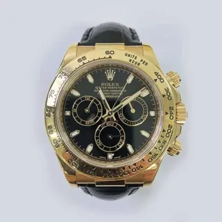 Rolex Daytona 116518 Yellow gold Black