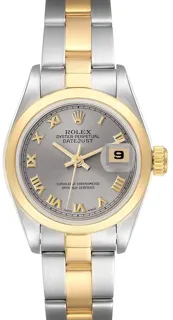 Rolex Lady-Datejust 69163 Yellow Gold$Steel Gray