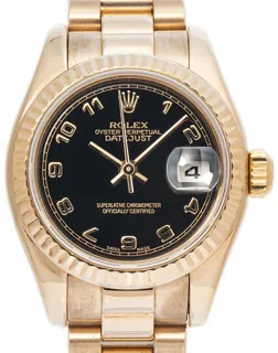 Rolex Lady-Datejust 179175 Rose gold Black