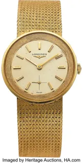 Longines 14k yellow gold Champagne