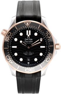 Omega Seamaster Diver 300M 210.22.42.20.01.002 Yellow gold and Stainless steel Black