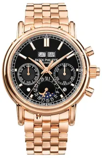 Patek Philippe Perpetual Calendar Split-Seconds Chronograph 5204/1R-001 Rose gold Black