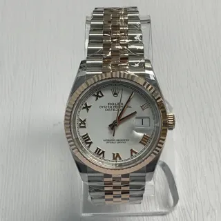 Rolex Datejust 126231-0015 Rose gold and Stainless steel White