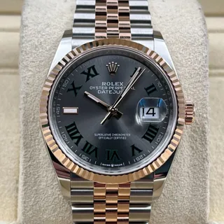 Rolex Datejust 126231-0029 Rose gold and Stainless steel Gray