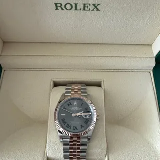 Rolex Datejust 126231-0029 Rose gold and Stainless steel Gray