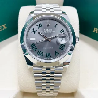 Rolex Datejust 126300-0014 Stainless steel Gray