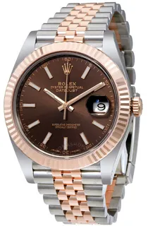 Rolex Datejust 126331 Yellow gold and Stainless steel Brown