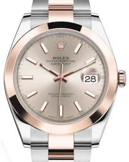 Rolex Datejust 41 126301 Rose gold and Stainless steel Gray