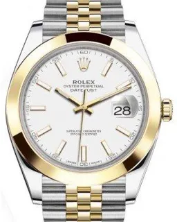 Rolex Datejust 41 126303 Yellow gold and Stainless steel White