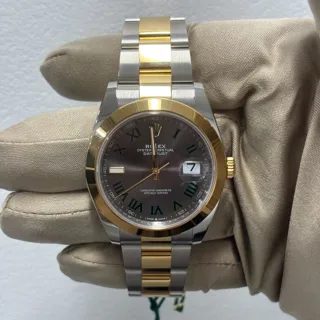 Rolex Datejust 41 126303 Yellow gold and Stainless steel Gray