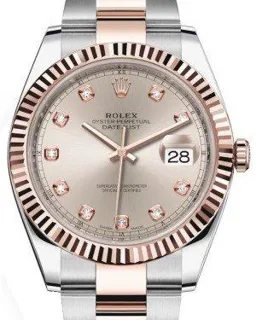 Rolex Datejust 41 126331 Rose gold and Stainless steel Gray