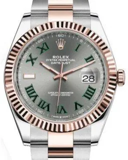 Rolex Datejust 41 126331 Rose gold and Stainless steel Gray