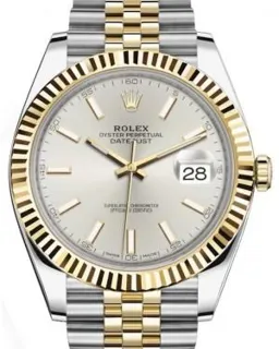 Rolex Datejust 41 126333 Yellow gold and Stainless steel Silver