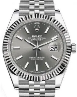 Rolex Datejust 41 126334 White gold and Stainless steel Dark Rhodium