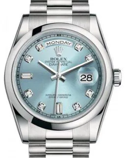 Rolex Day-Date 36 118206 36mm Platinum