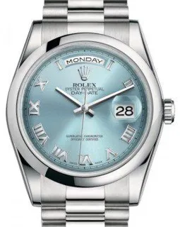 Rolex Day-Date 36 118206 36mm Platinum