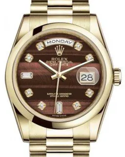 Rolex Day-Date 36 118208 Yellow gold Bull's Eye