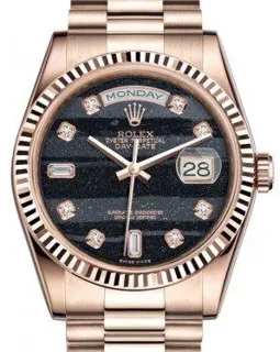 Rolex Day-Date 36 118235 Rose gold Black