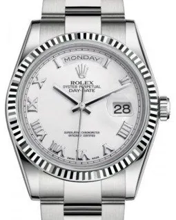 Rolex Day-Date 36 118239 White gold White