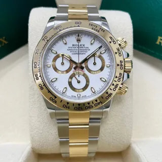 Rolex Daytona 116503-0001 Yellow gold and Stainless steel White