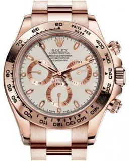 Rolex Daytona 116505 Rose gold Ivory$Cream