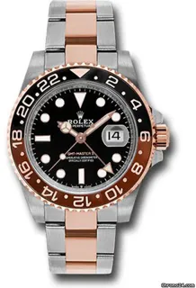 Rolex GMT-Master II 126711CHNR Yellow gold and Stainless steel Black