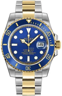 Rolex Submariner Date 116613LB Yellow gold and Stainless steel Blue