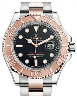 Rolex Yacht-Master 40 116621 40mm Rose gold and Stainless steel Black