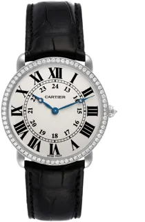 Cartier Ronde Louis WR000551 White gold Silver