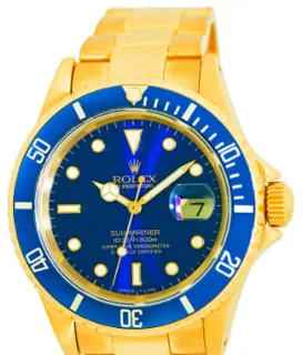 Rolex Submariner 16618 Yellow gold