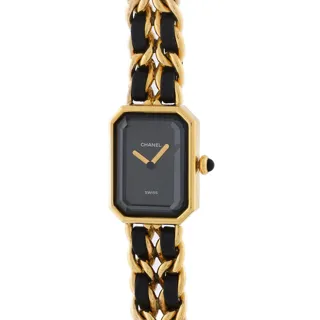 Chanel Premier H0001 20mm Gold-plated Black