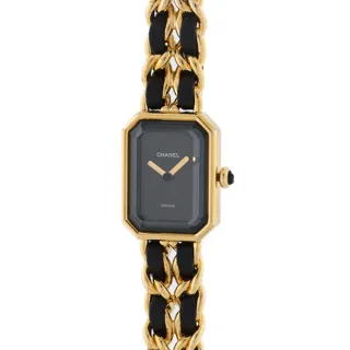 Chanel Premier H0001 20mm Gold-plated Black